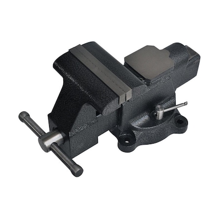 Protectionpro 6 in. Forged Steel Bench Vise with Swivel Base Black PR2737895